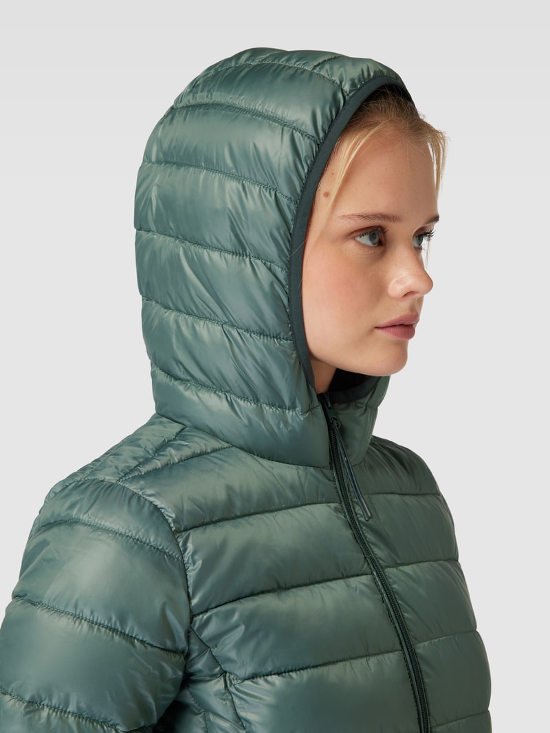 Steppjacke mit Eingrifftaschen in schilf
