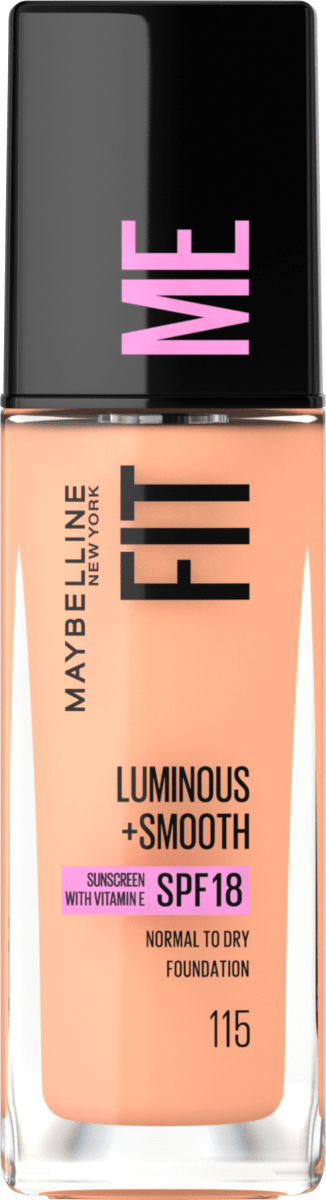 Foundation Fit Me Liquid 115 Ivory, LSF 18, 30 ml