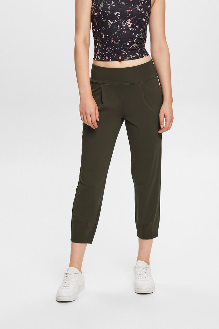 Gecroppte Jersey-Jogger-Pants mit E-DRY-Finish