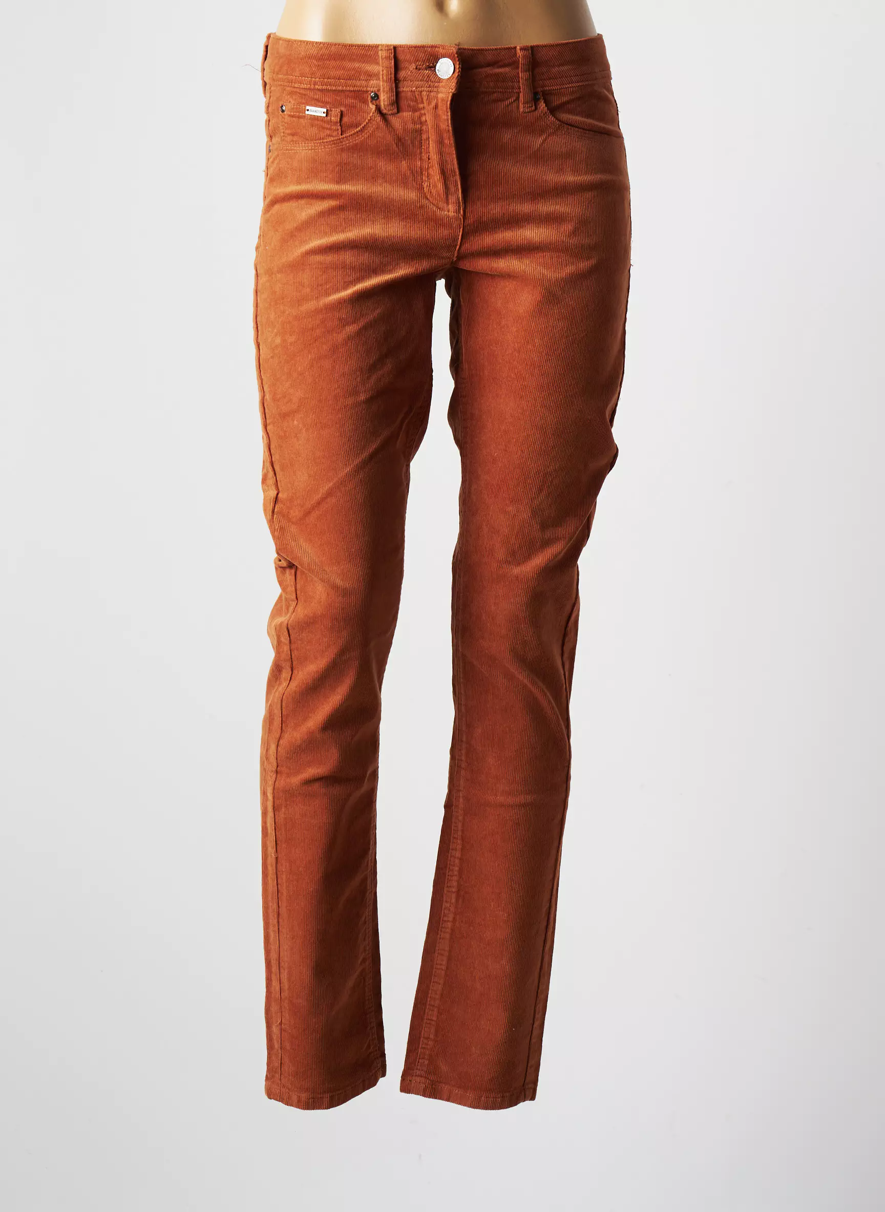 Brandtex Pantalons Slim Femme couleur marron