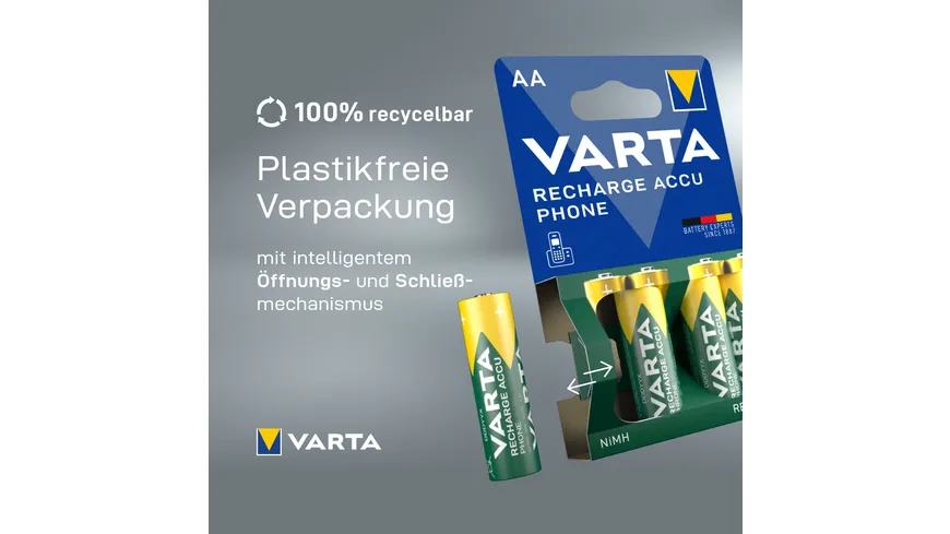 VARTA RECHARGE ACCU Phone Micro AAA 58398