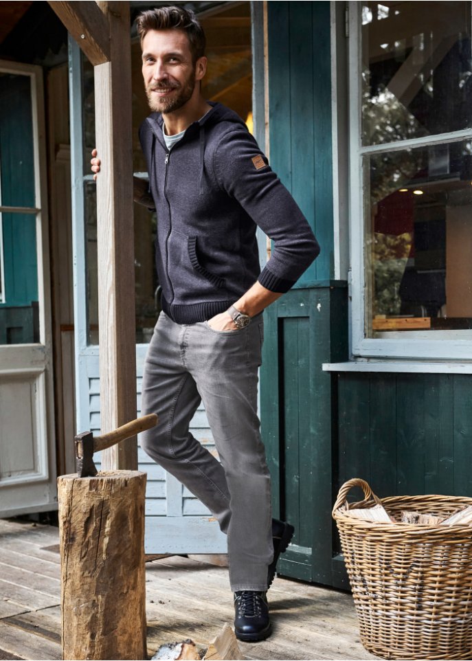 Regular Fit Stretch-Jeans, Straight