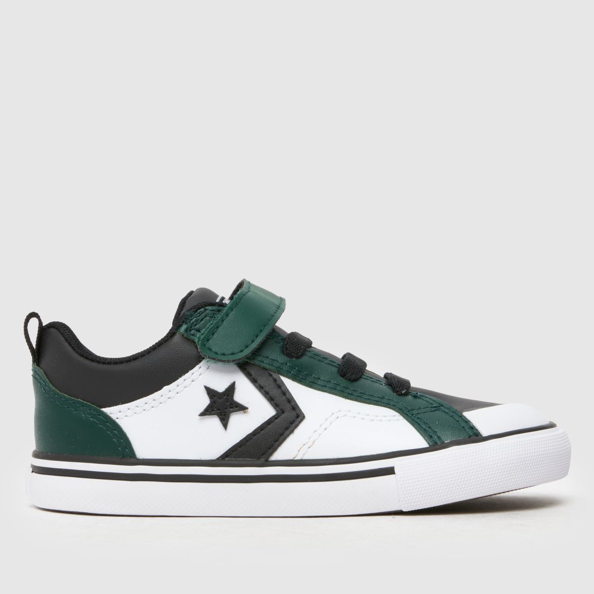 Converse fehér és zöld Pro Blaze Easy-on fiú junior tornacipő