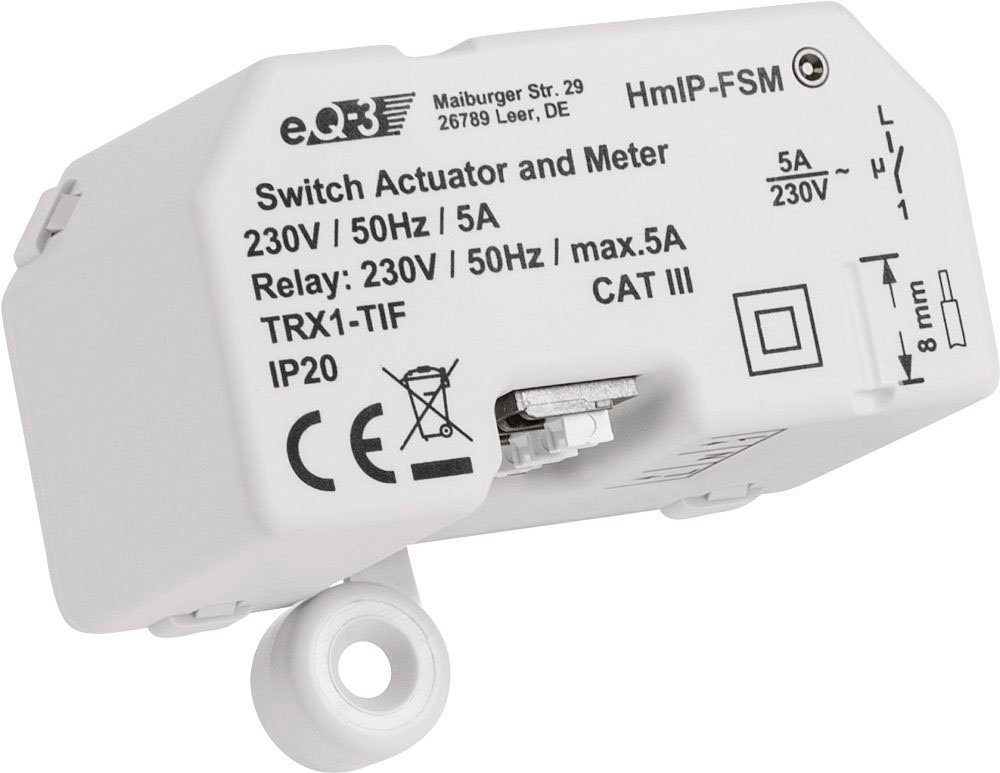 Homematic IP Schalt-Mess-Aktor - Unterputz (142721A0) Smart-Home-Zubehör