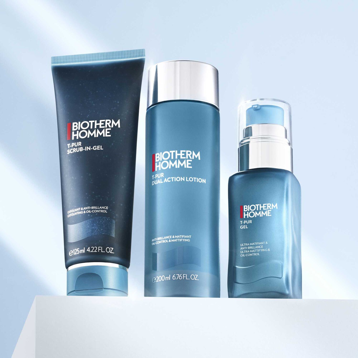 Biotherm T-Pur Gel Exfoliant Visage au Sels Marins - Peaux Grasses