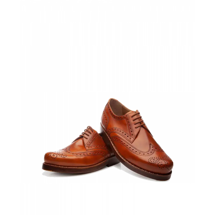Heinrich Dinkelacker - Businessschuhe Derby RIO FULL-BROGUE TC Kalbsleder - braun