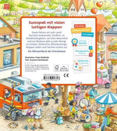 Mein Sachen suchen Wimmelbuch: Auf dem Land