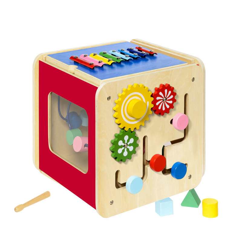 Cube géant multi activités en bois Oxybul