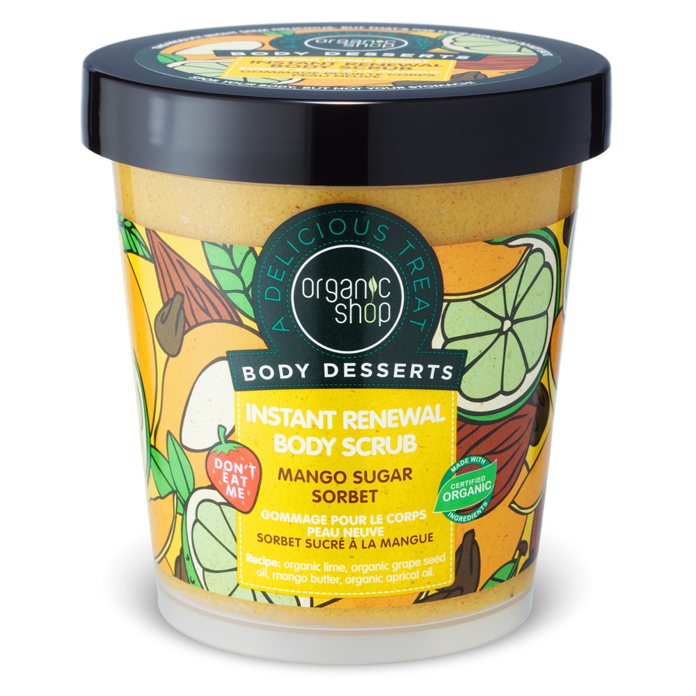 organic shop Body Desserts Gommage Rénovateur Mangue Gommage corps