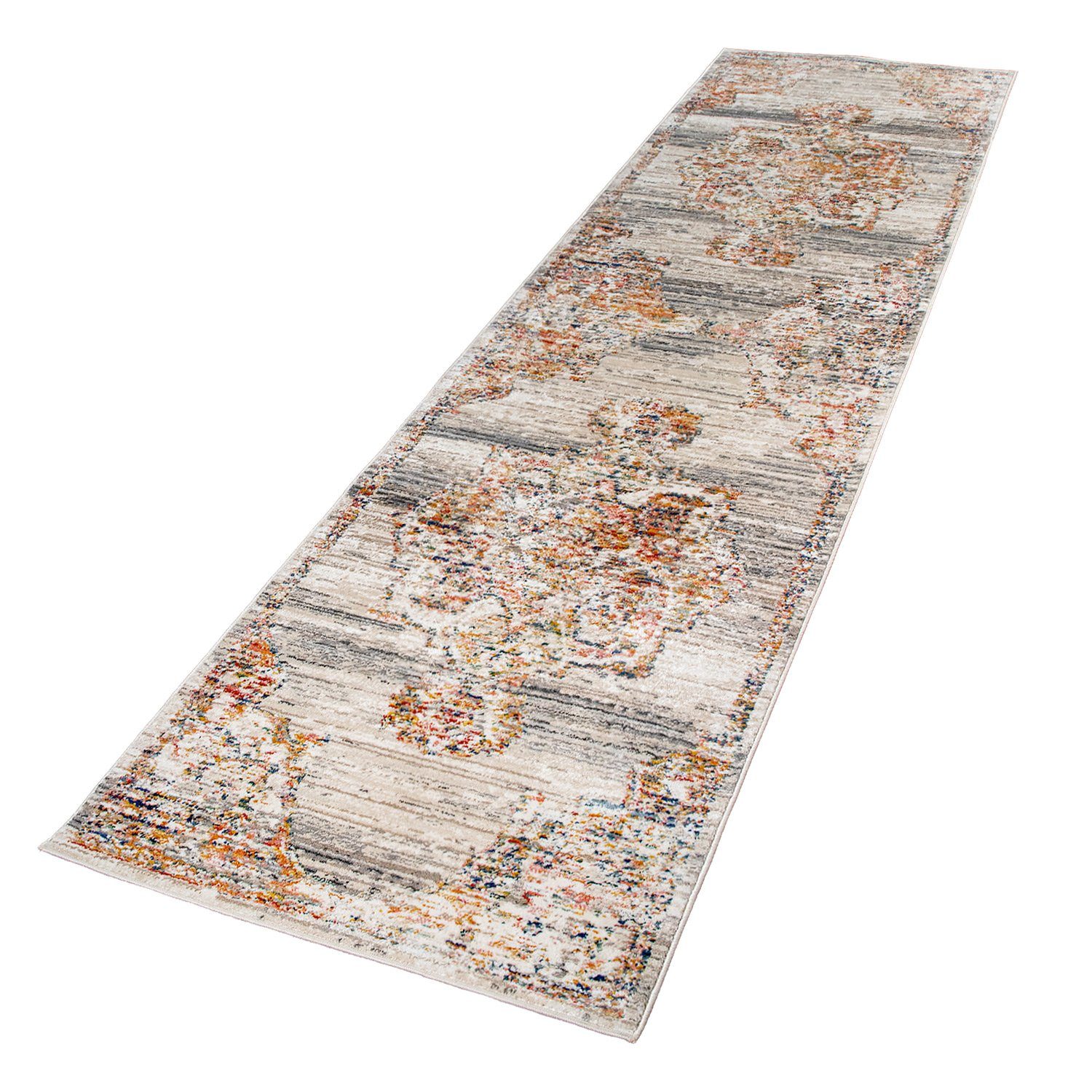 Teppich Wohnzimmer Teppich Kurzflor Pastell Marokkanisches Design, TT Home, rechteckig, Höhe: 12 mm