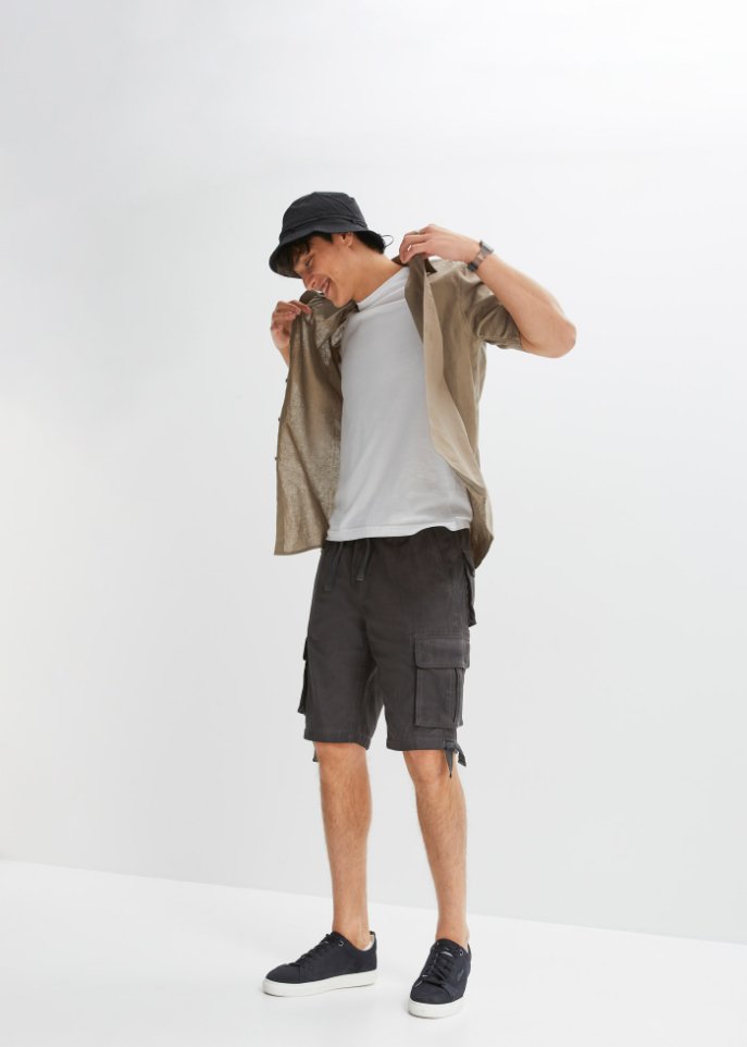 Cargo-Bermuda, Loose Fit