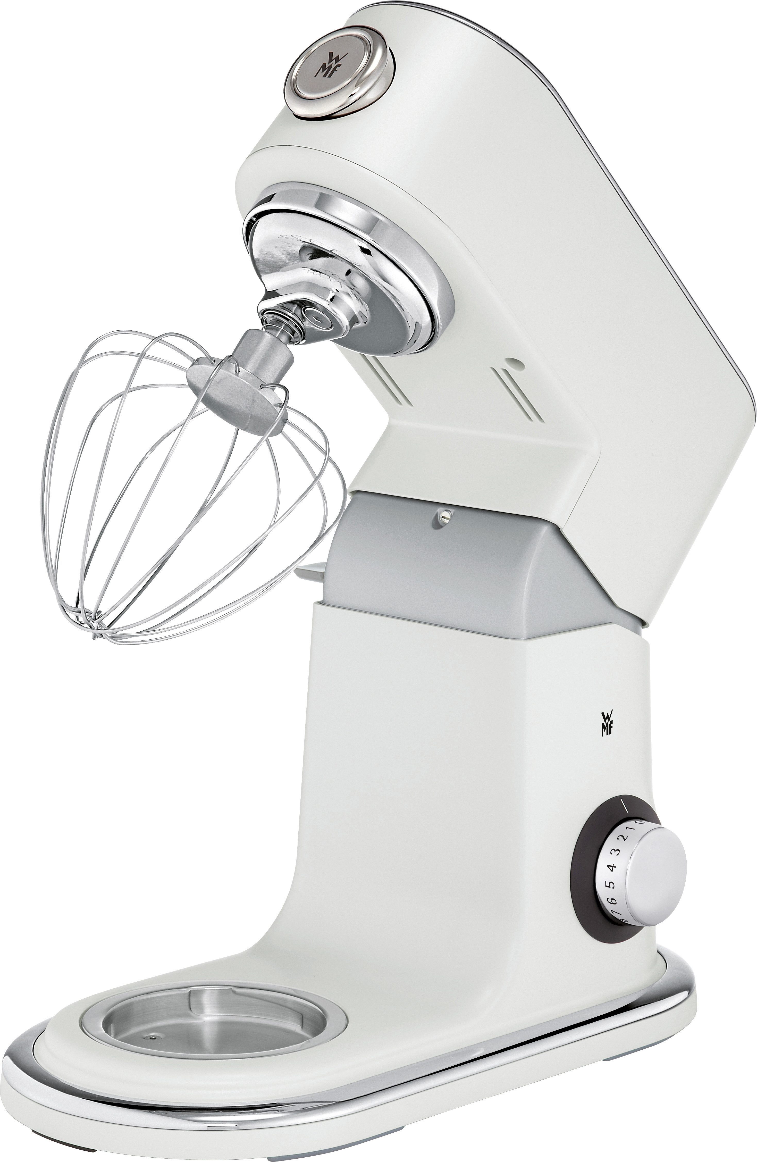 WMF Küchenmaschine Profi Plus, weiß, 1000 W, 5 l Schüssel, mit Fleischwolf+Spritzgebäckvorsatz Wert ca. 95,-€