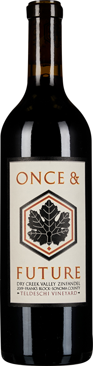Once & Future Zinfandel Teldeschi Vinyard Franks Block Dry Creek Valley 2019