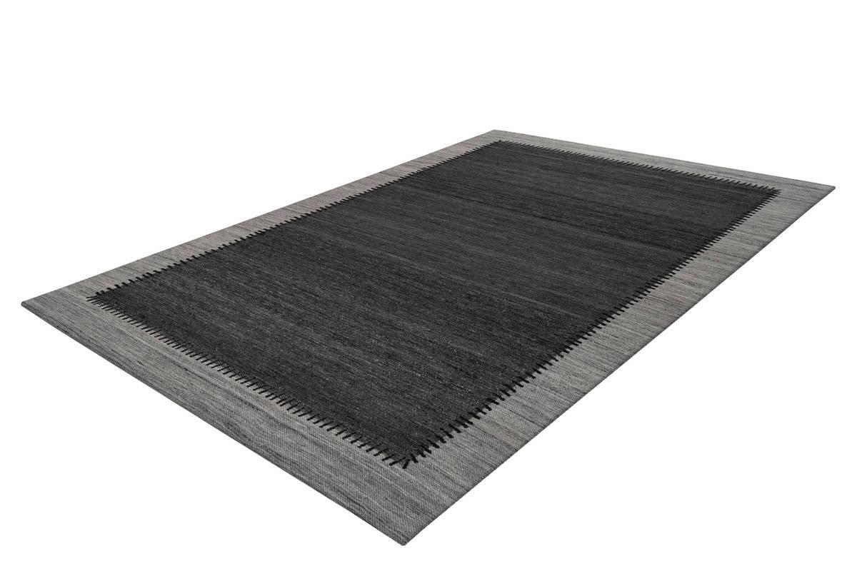 Kayoom Jacquard-Teppich Phoenix 310 Anthrazit / Grau