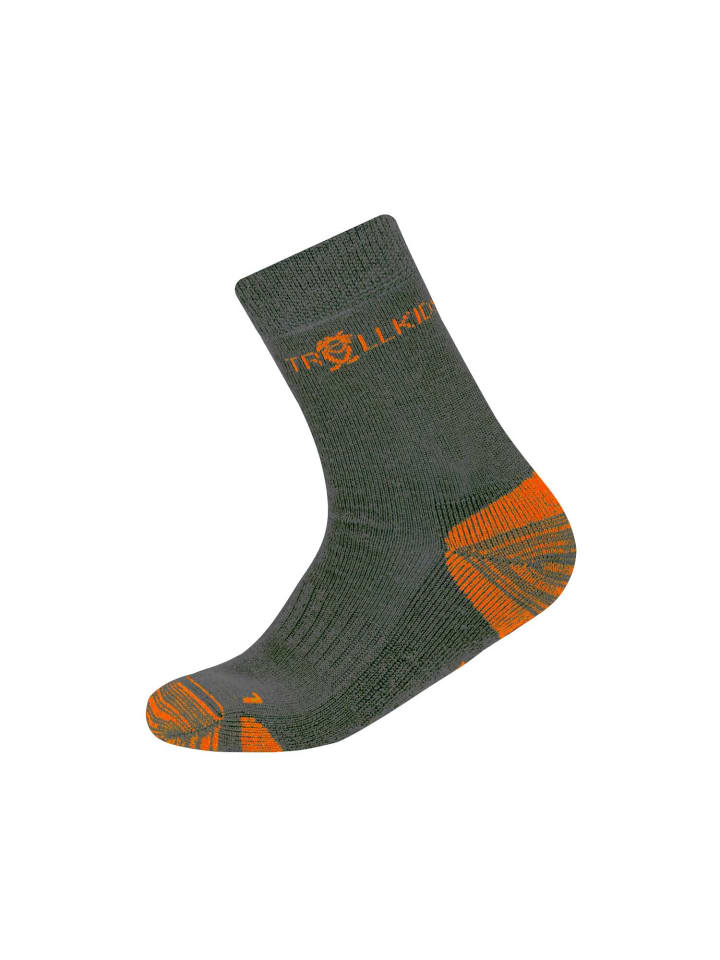 Trollkids Wandersocken Preiskestolen in dark grey günstig kaufen