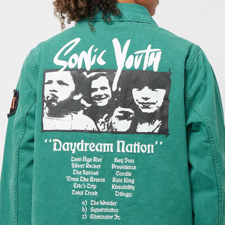 Pleasures Sonic Youth Work Jacket grün