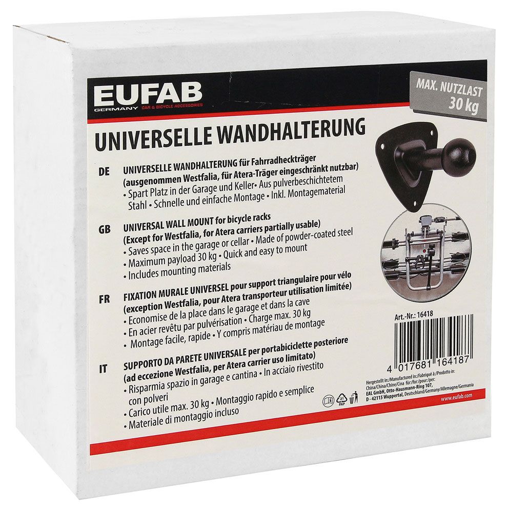 Eufab Wandhalterung für Fahrradträger lang kaufen | Bike-Discount