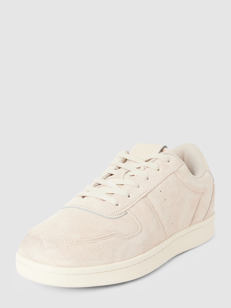 Sneaker mit Schnürverschluss in beige