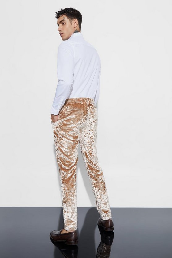 Skinny Samt-Hose