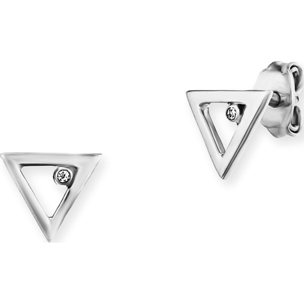 caï Boucles d'oreilles à fermoir à poussette 925 Argent Boucles d'oreilles