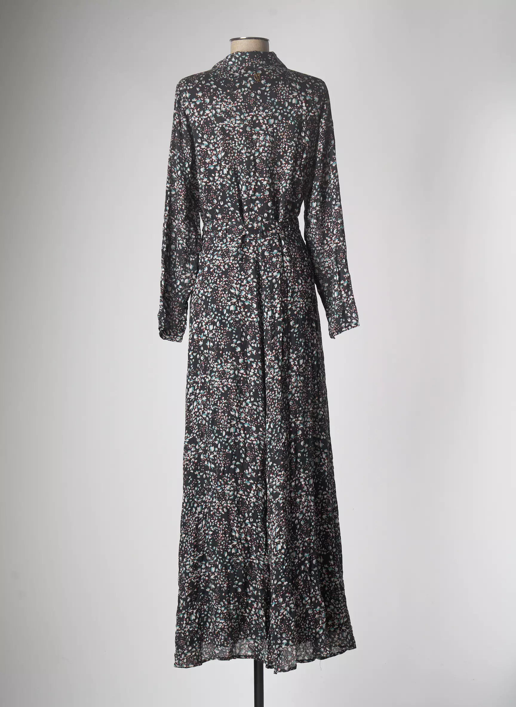 By Miracles Robes Longues Femme couleur noir