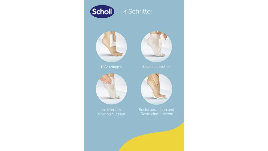 Scholl ExpertCare Intensiv pflegende Fußmaske mit 3 wertvollen Ölen