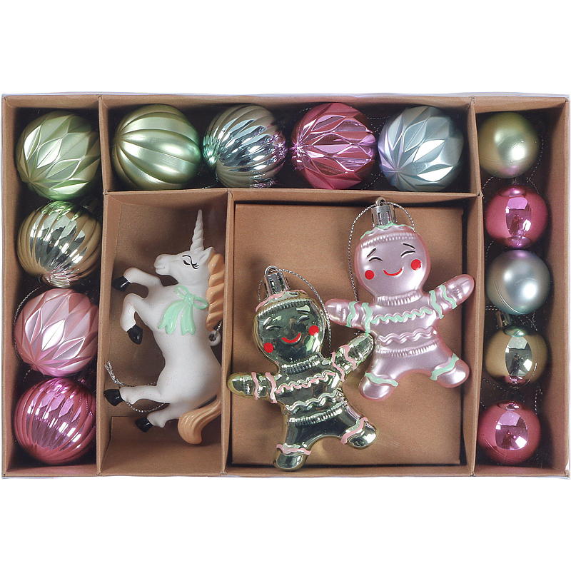 Home Julekule 16-pk Candycane Lane