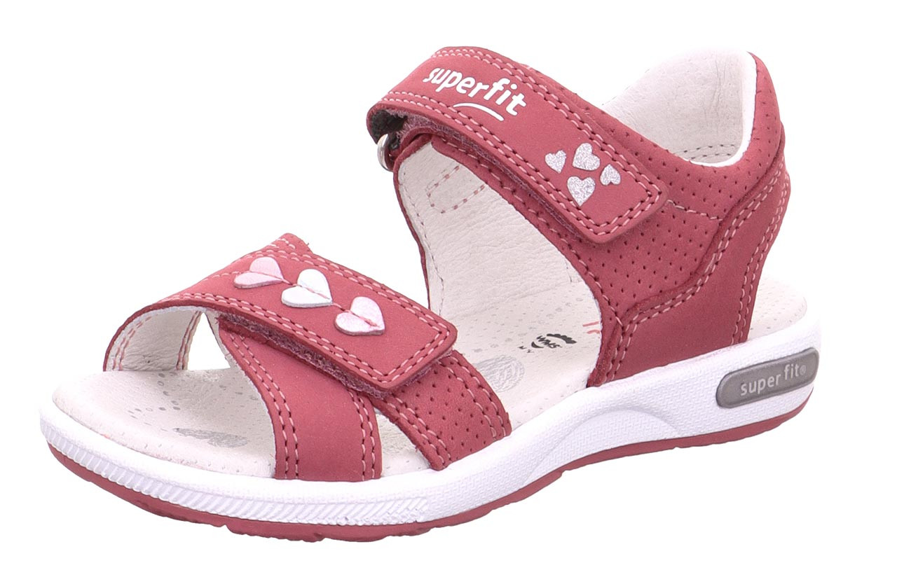 EMILY - PinkSandale mit Klettverschluss