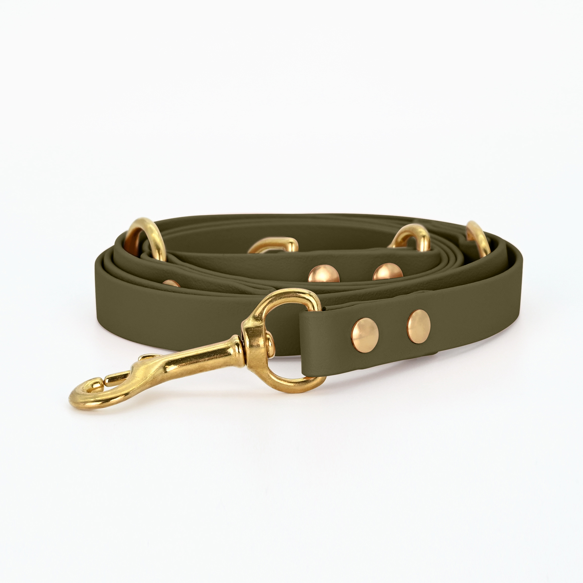 THE DOG IDEA Hundeleinen THE DOG IDEA Biothane Hundeleine Gold Khaki