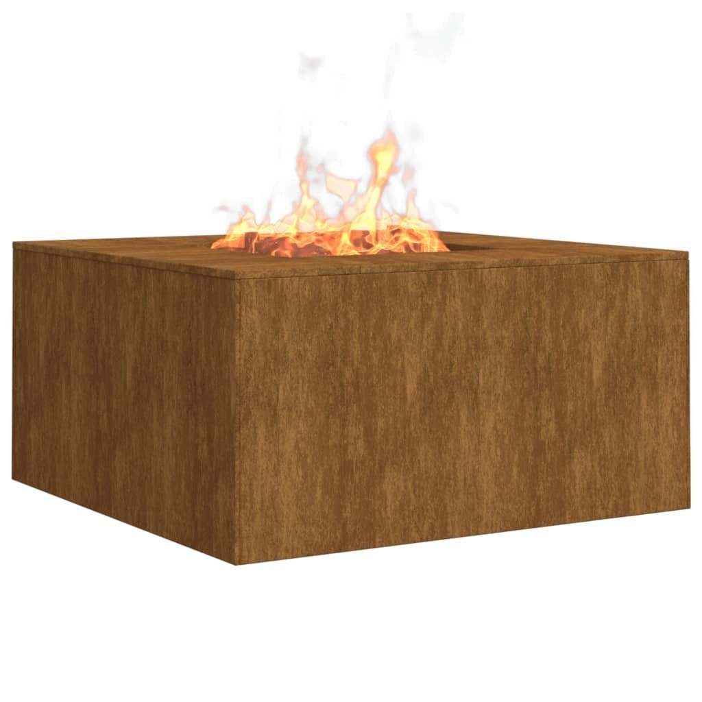 vidaXL Feuerstelle Feuerstelle 60x60x30 cm Cortenstahl