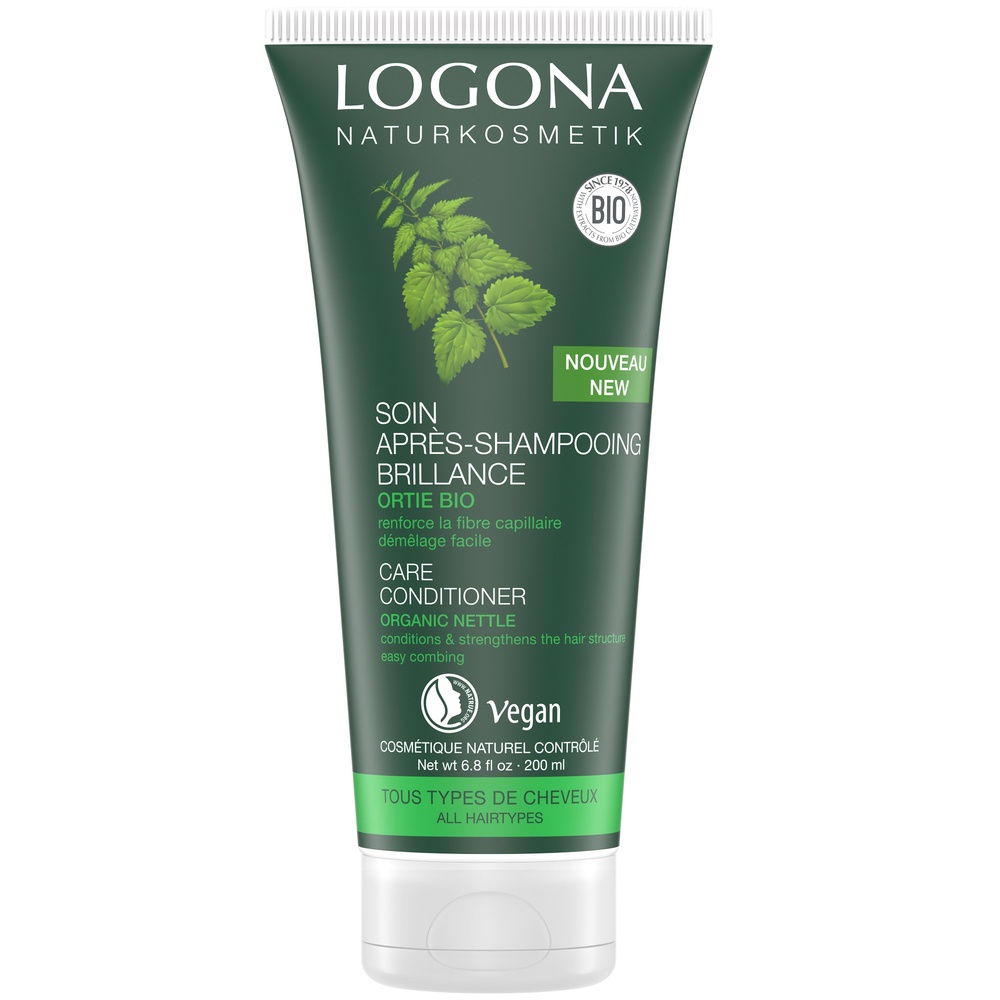 logona Soin après shampooing brillance ortie bio, 200 ml Après shampooing