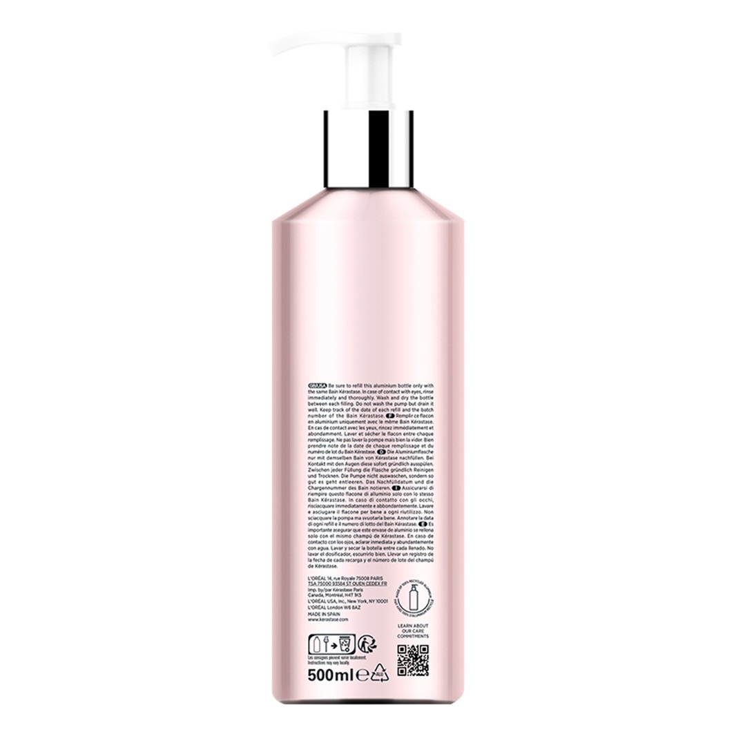 Bain Hydra-Fortifiant nachfüllbare Aluminiumflasche und Nachfüllpack Haarshampoo