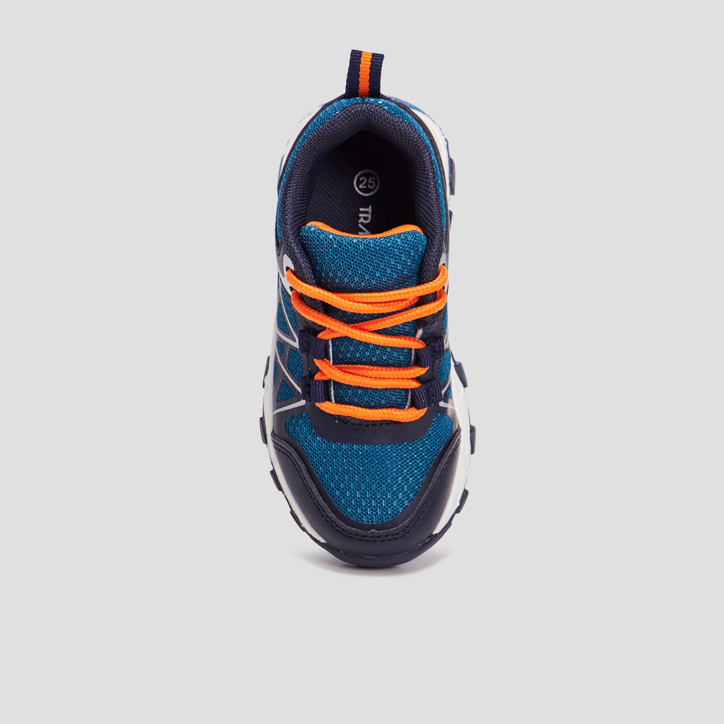 Baskets running à lacets Trappeur bleu garçon | La Halle