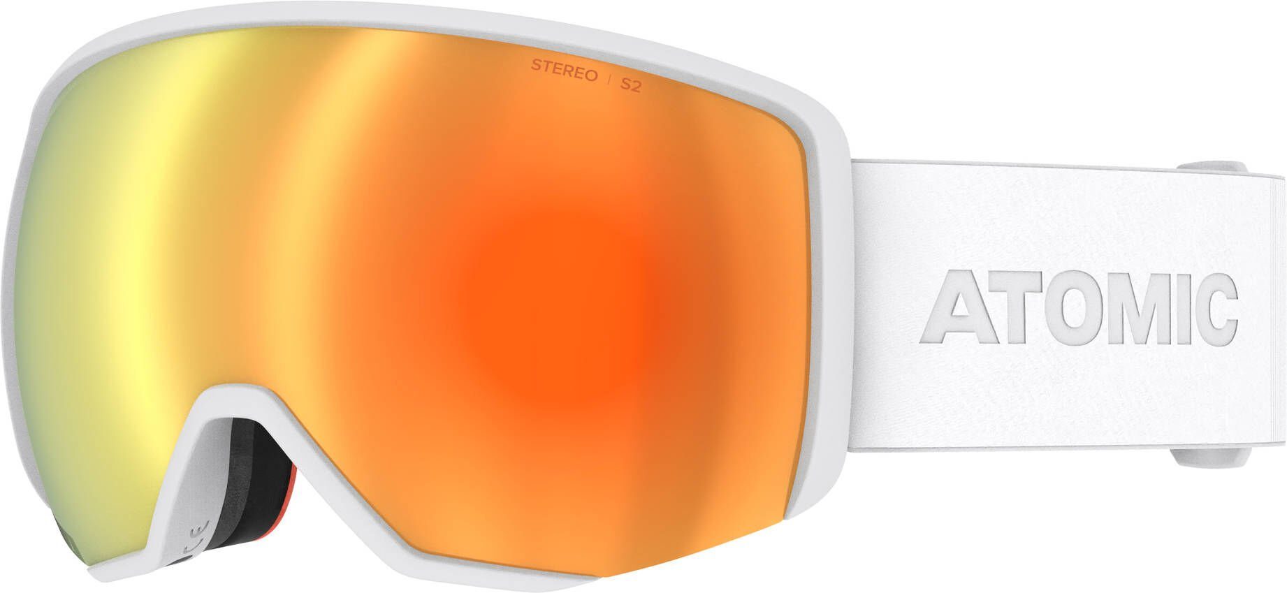 Atomic Skibrille Damen Skibrille REVENT L STEREO WHITE