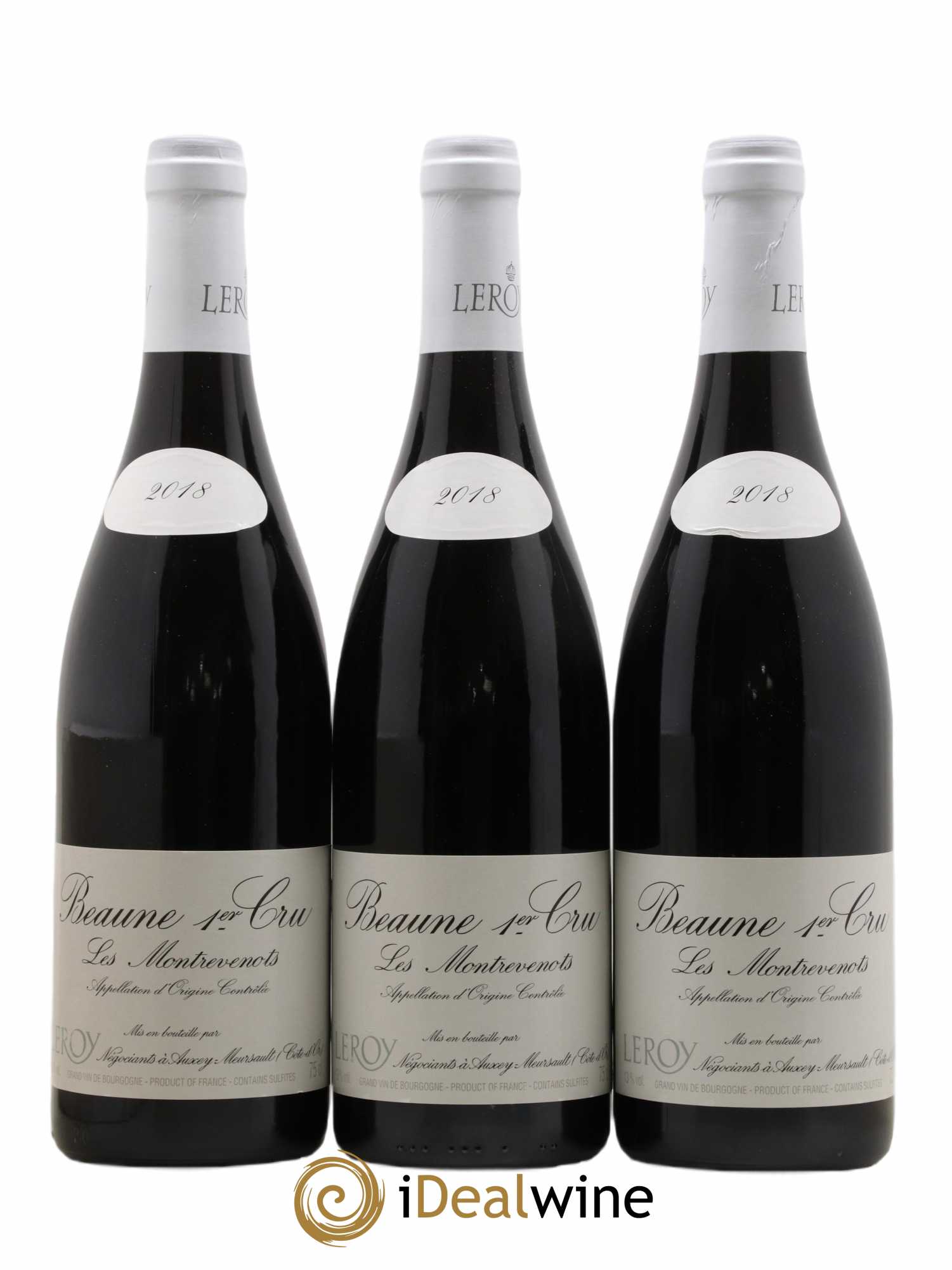 Beaune 1er Cru Les Montrevenots Leroy SA 2018 - Lot de 6 Bouteilles