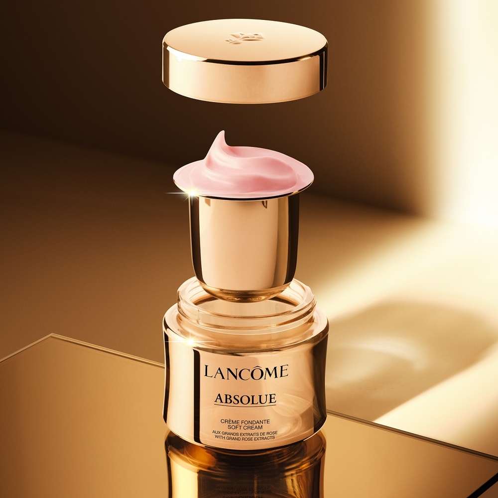 Lancôme Absolue Recharge Crème Fondante Régénérante Illuminatrice aux Grand Extraits de Rose