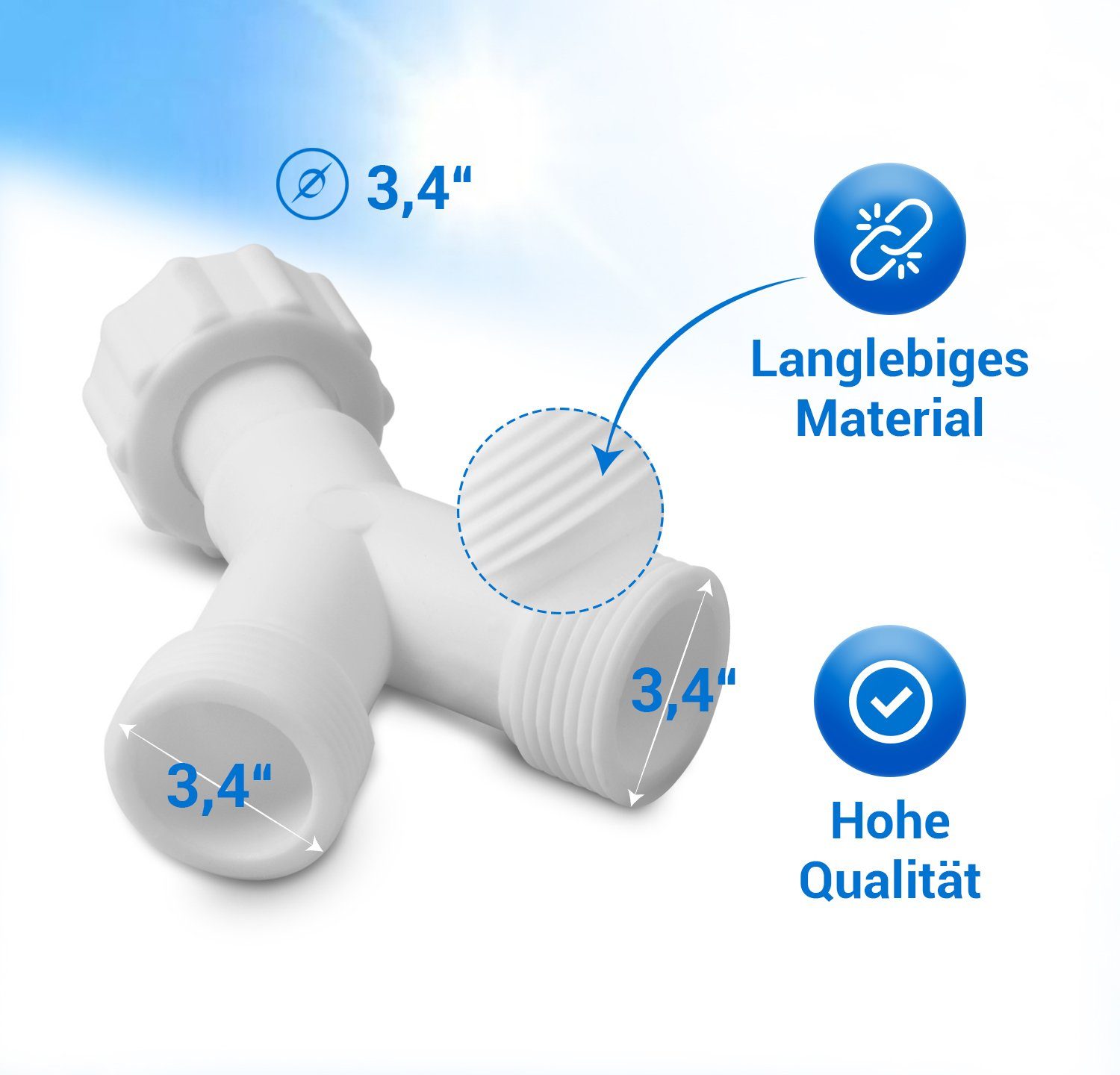 VIOKS Anschlussstück Verbindungsstück 3/4