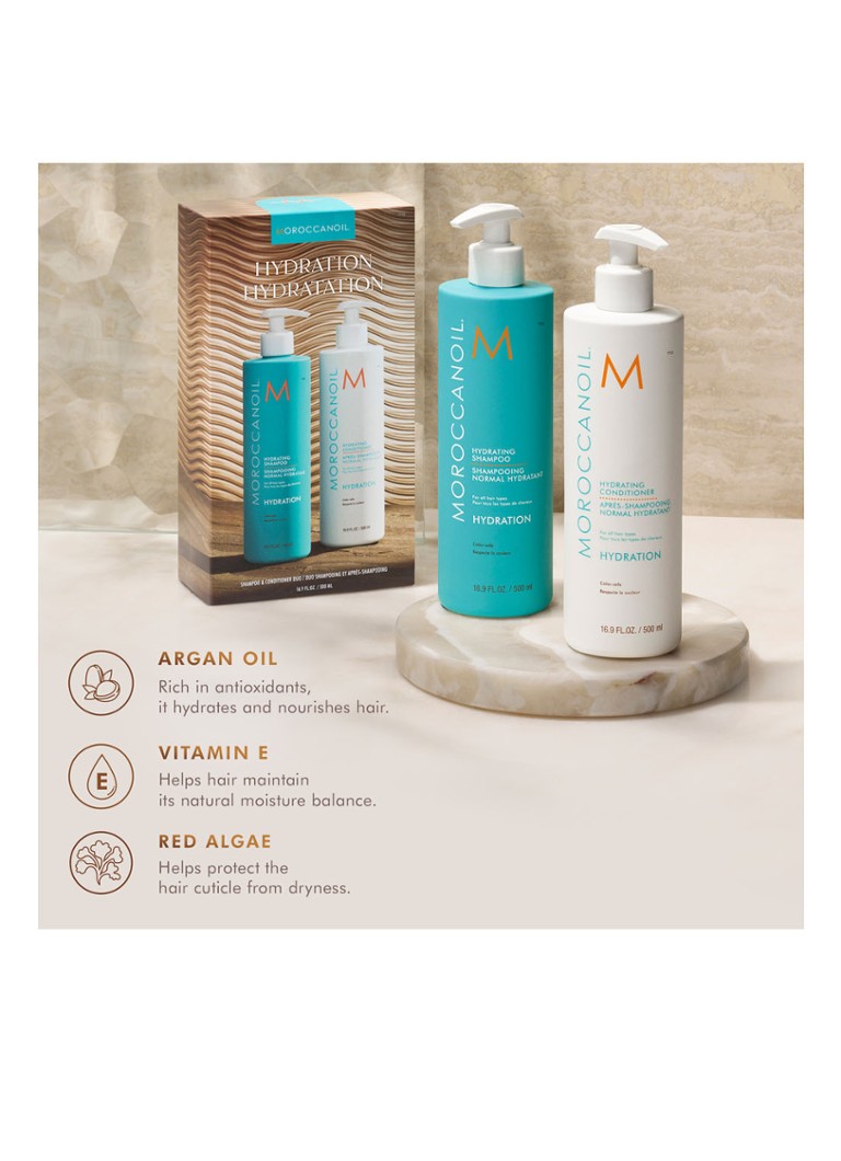 Set de îngrijire a părului Moroccanoil Duo Hydration