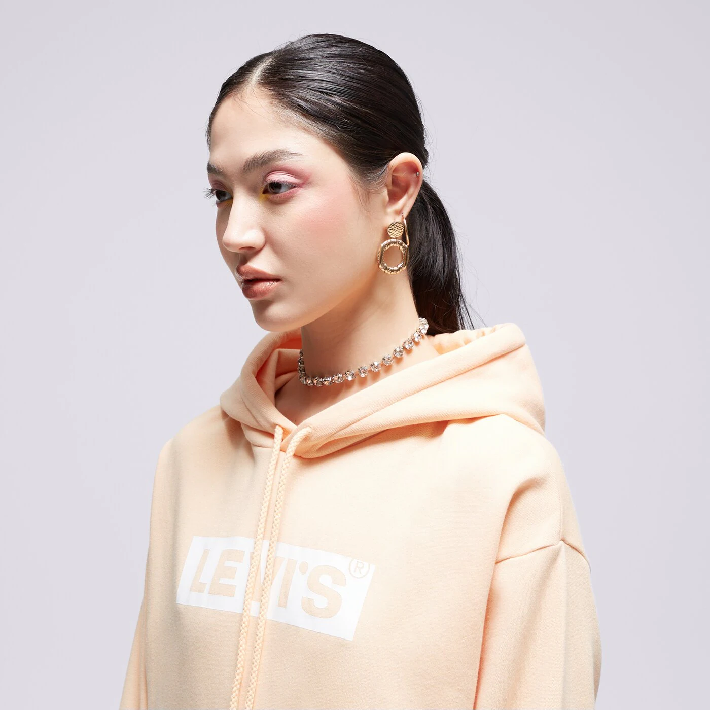 LEVI'S HOODIE GRAPHIC STANDARD Gelb