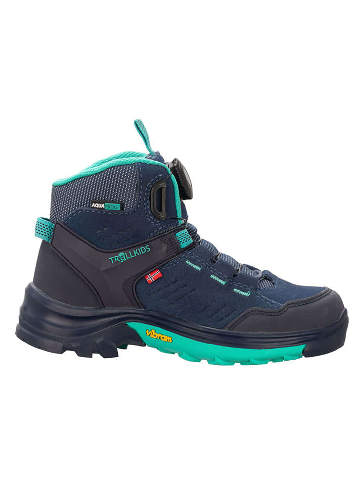 Trollkids Leder-Wanderschuhe 
