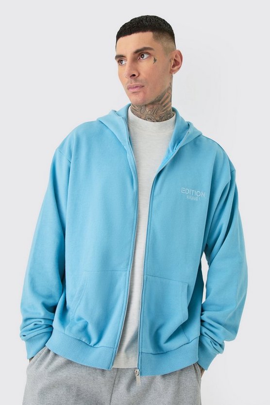 Tall Oversize Hoodie mit Reißverschluss