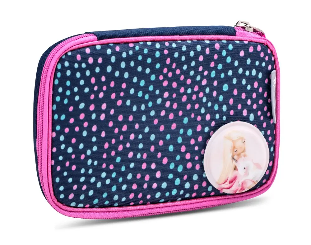 Belmil Smarty Schulranzen Set 5-teilig mit 6 Patches - Amazing Polka Dot 2