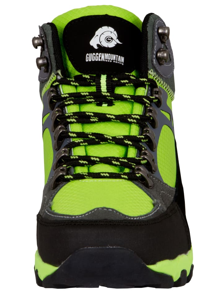 GUGGEN MOUNTAIN Wanderschuhe Uni in Grün günstig kaufen