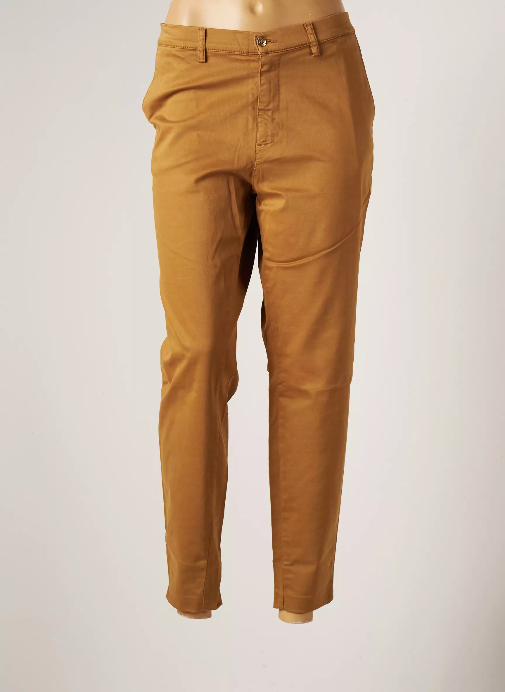 Lcdn Pantalon7 8 Femme couleur marron