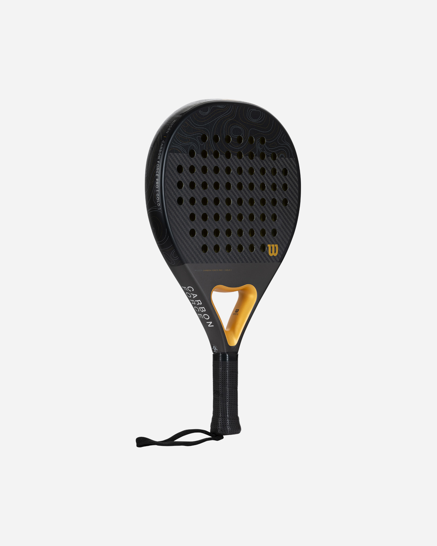 Padelová raketa Wilson Carbon Force Pro Gold Padel WR066611U