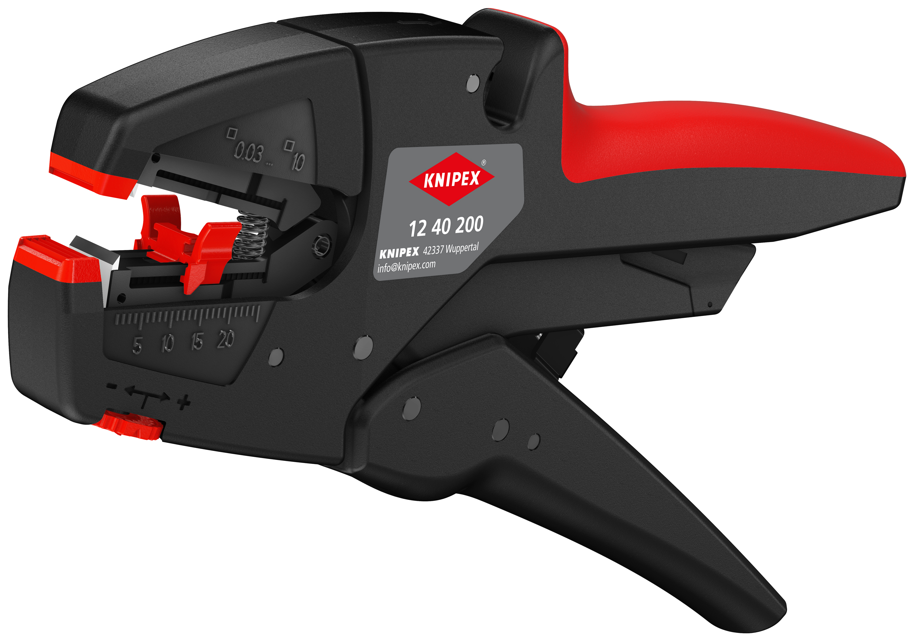 Knipex 12 40 200 savaime prisitaikančios nužievinimo replės 200 mm