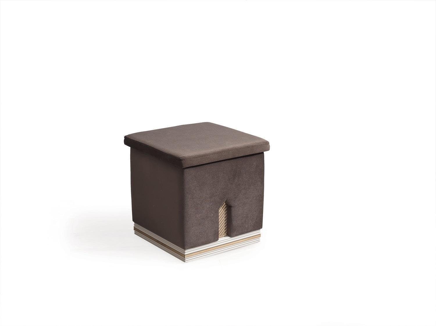 JVmoebel Schlafzimmer-Set Luxus Schlafzimmer Set Bett 2x Nachttische Kleiderschrank Design, (7-St., Bett, 2x Nachttisch, Kleiderschrank, Schminktisch, Spiegel, Hocker), Made in Europa