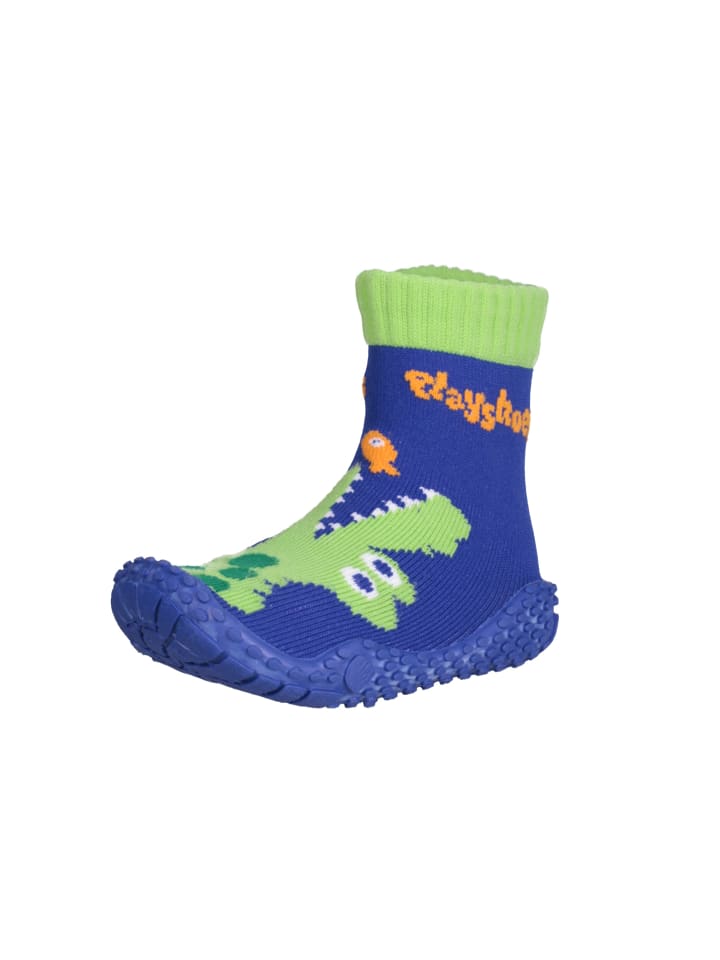 Playshoes Aqua-Socke Krokodil in Marine günstig kaufen