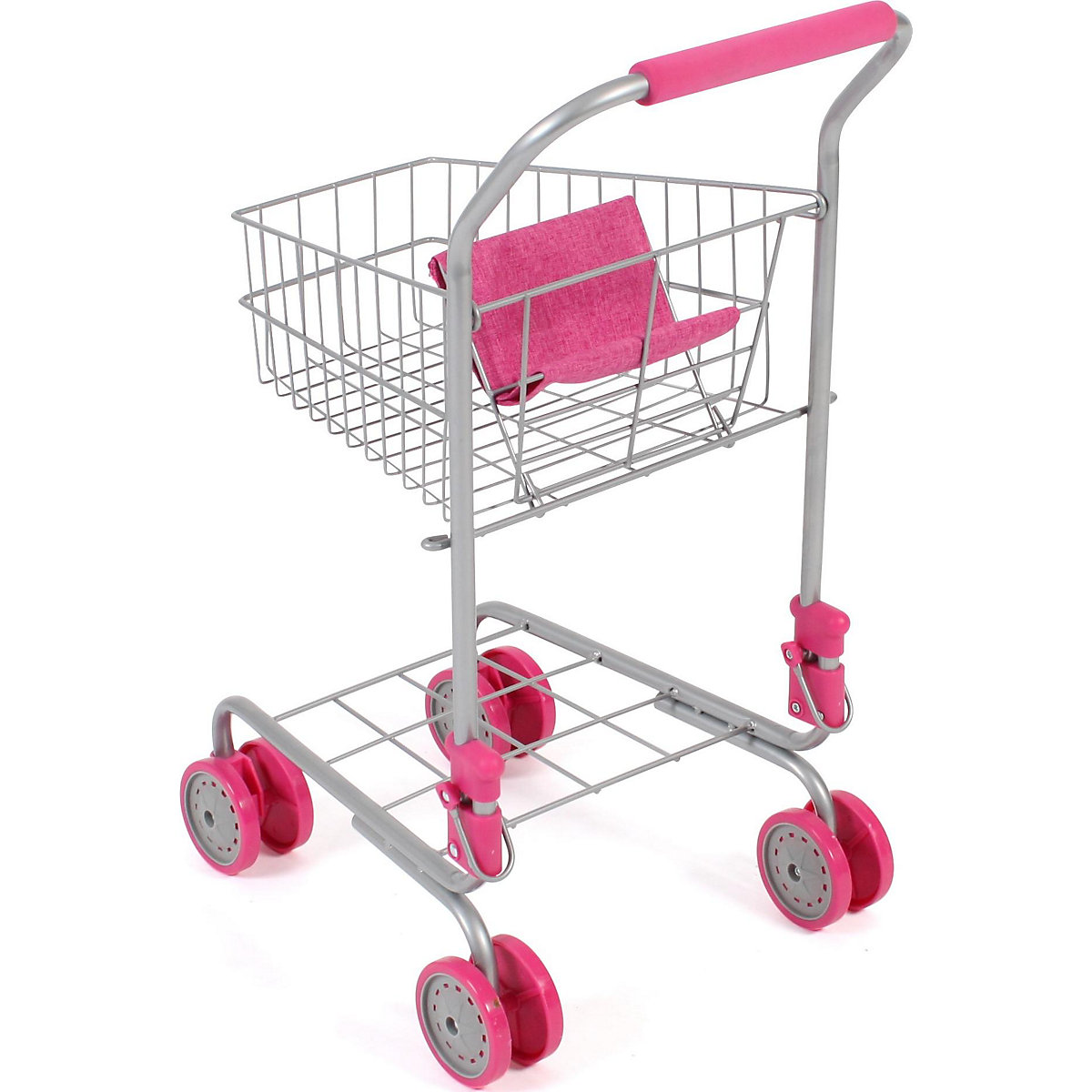 Supermarkt-Einkaufswagen, pink