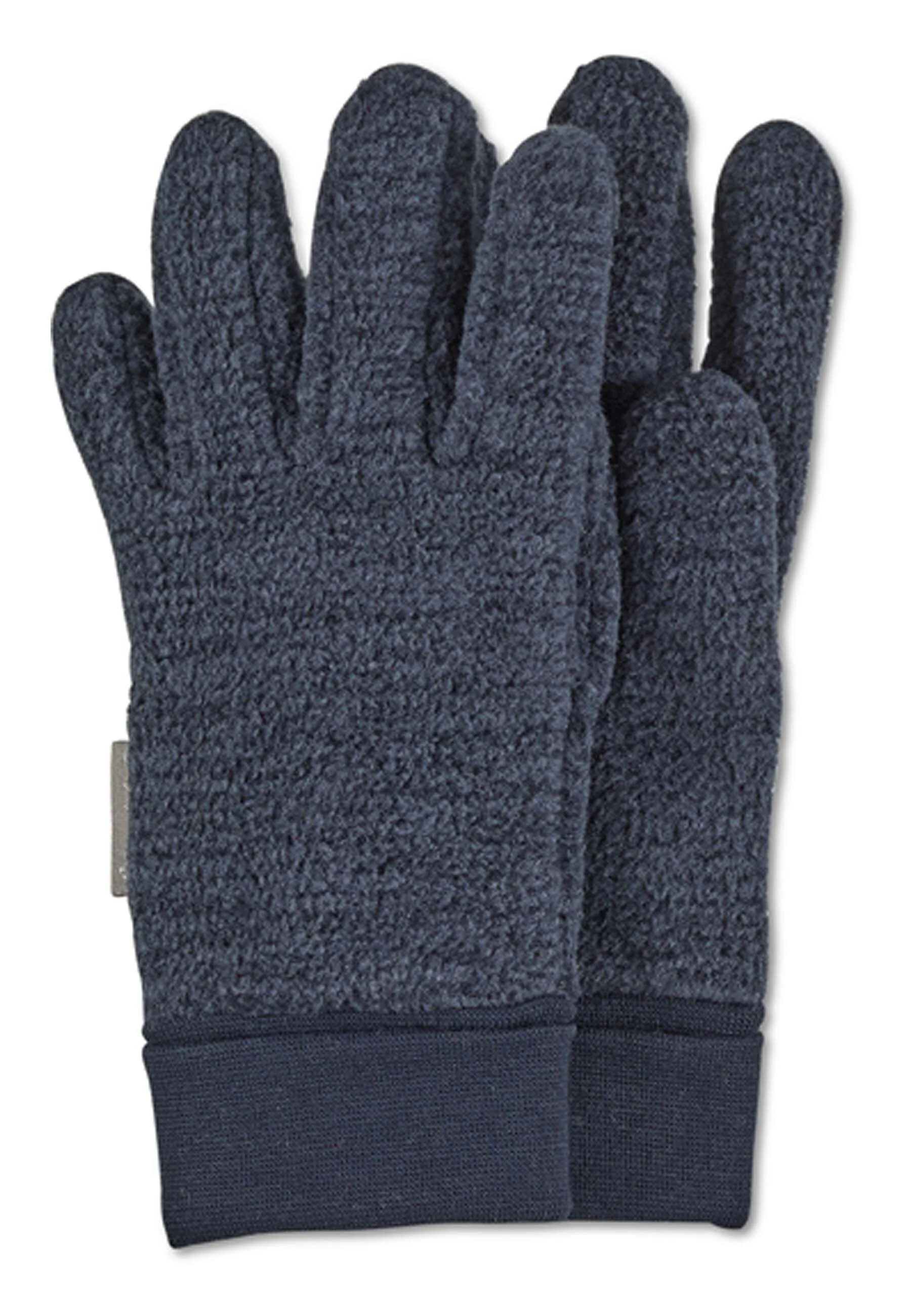 Fingerhandschuh aus Microfleece melange (recycelt)